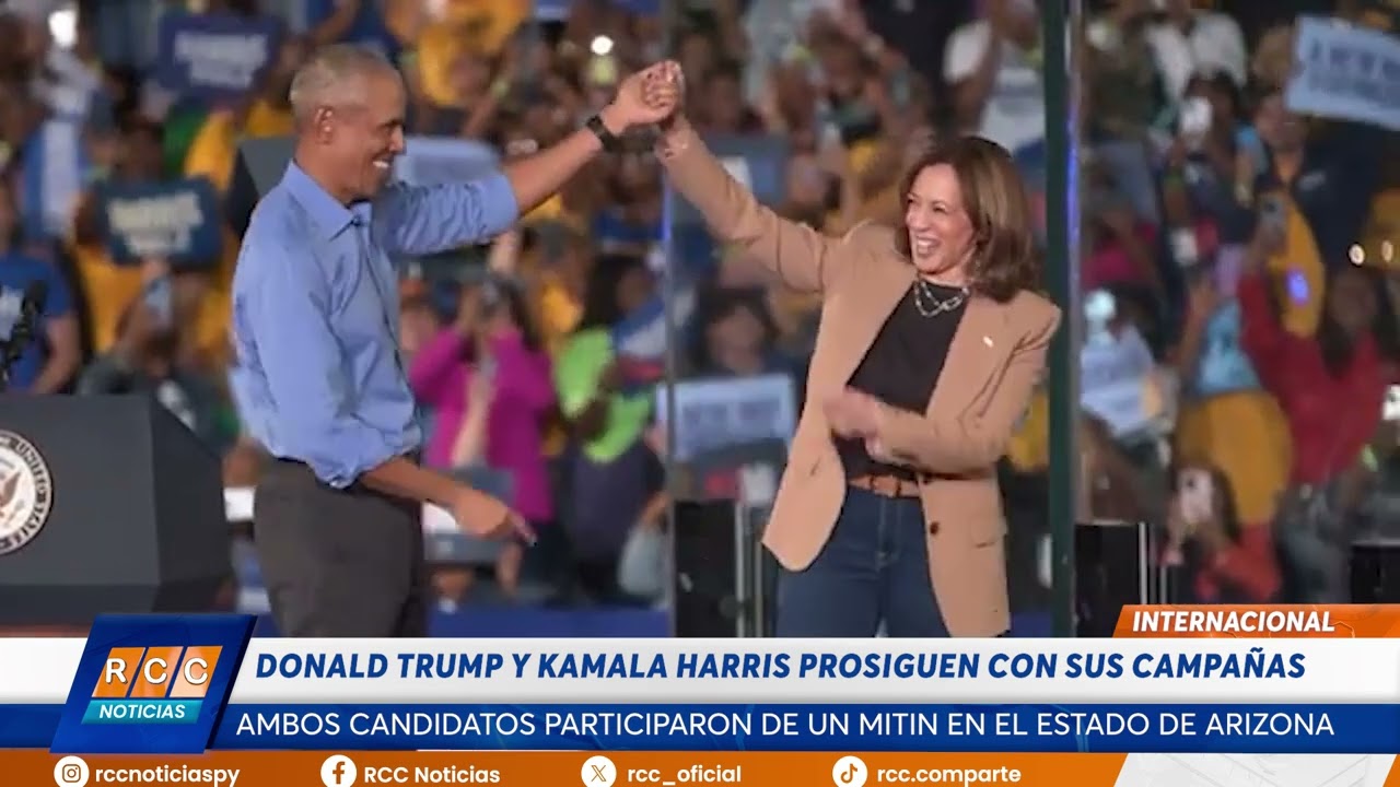 Video: Donald Trump llama a EEUU “cubo de basura”, Kamala Harris batalla con Barack Obama
