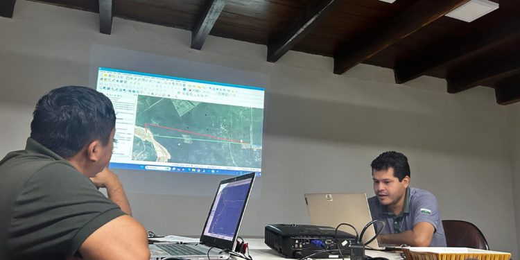 Avanzan los trabajos de corrección de límites distritales en Boquerón