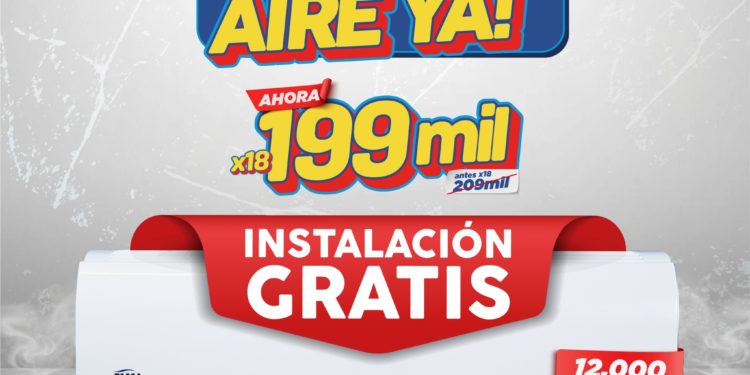 Inverfin ofrece aires acondicionados con delivery e instalación gratuita