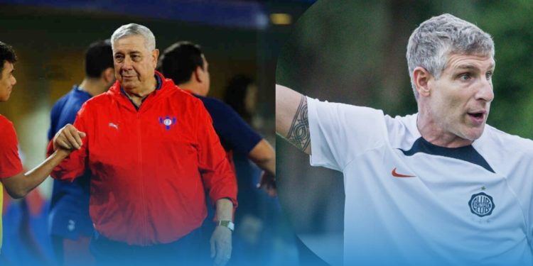 Duelo de técnicos en el superclásico 325: Martín Palermo vs. Carlos Jara Saguier Duelo de técnicos en el superclásico 325: Martín Palermo vs. Carlos Jara Saguier