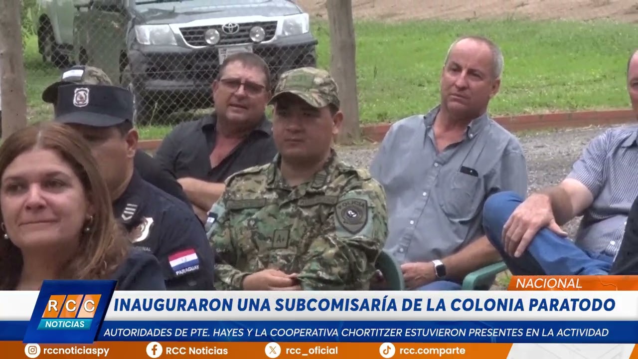 Video: Inauguraron una subcomisaria de la Colonia Paratodo