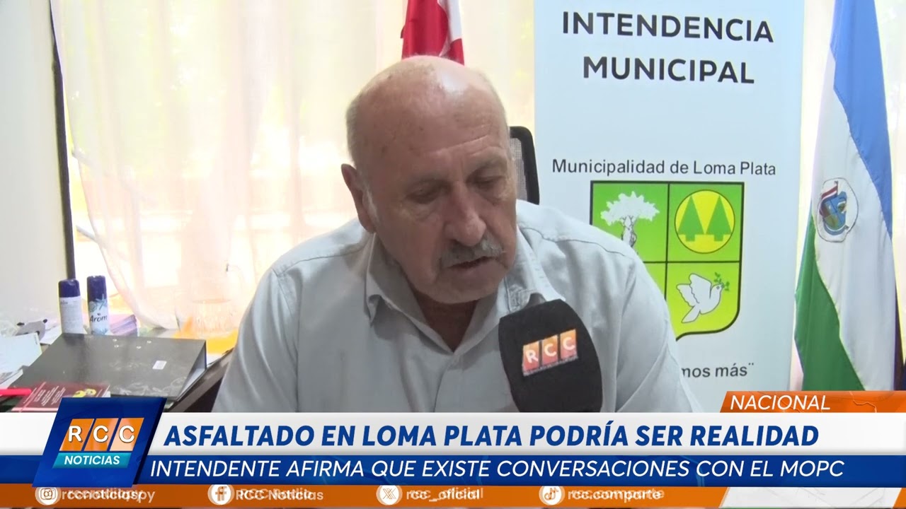 Video: Asfaltado en Loma Plata podría ser realidad, intendente afirma que existe conversaciones con el MOPC