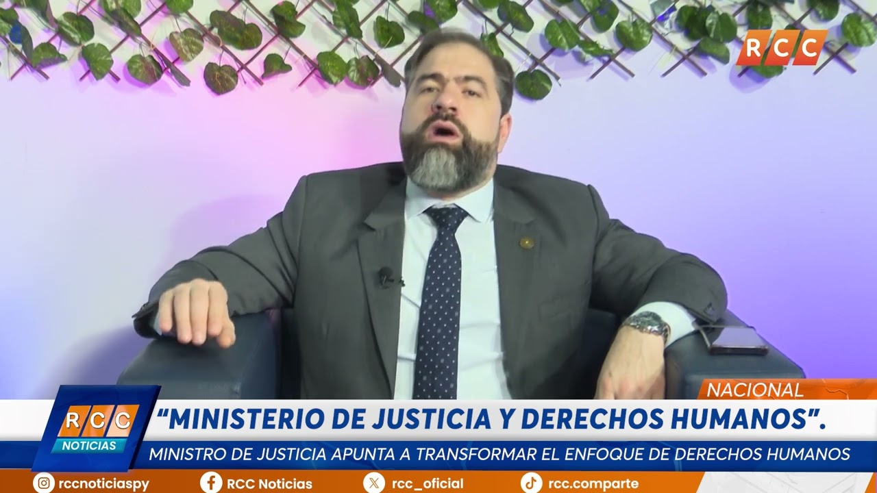 Video: Ministro de Justicia apunta a transformar el enfoque de Derechos Humanos en las cárceles