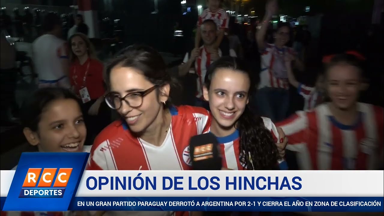 Video: Paraguay (2) – (1) Argentina: Opinión de los hinchas albirrojos
