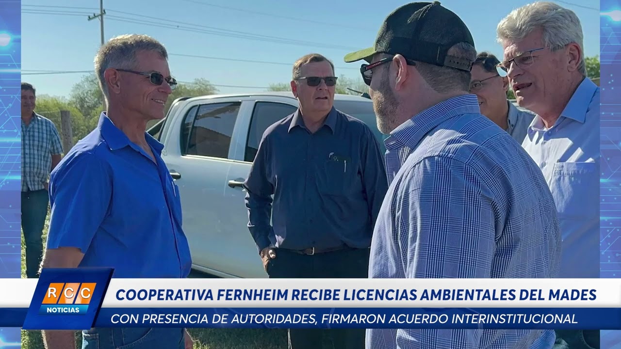 Video: Cooperativa Fernheim recibe licencias ambientales  del MADES y suscriben convenio interinstitucional