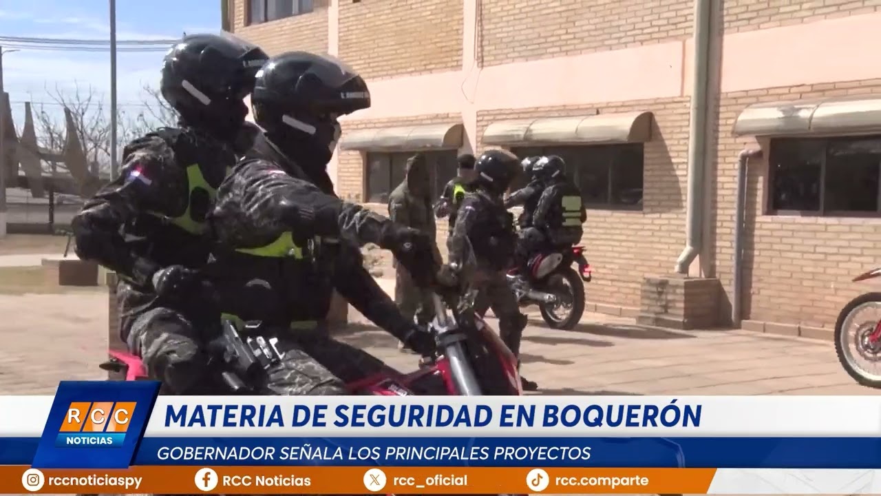 Video: Avanzan en materia de seguridad en Boquerón y proyectan mejoras en comisarías