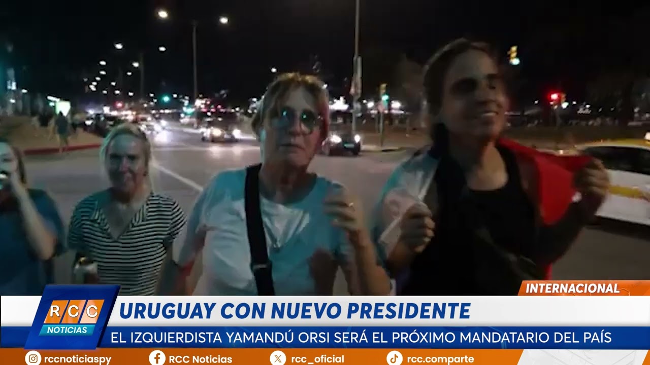 Video: El izquierdista Yamandú Orsi será el próximo presidente de Uruguay