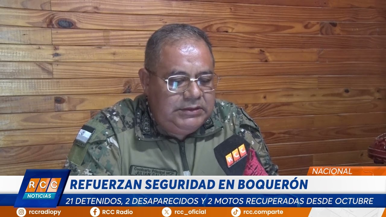 Video: Refuerzan seguridad en el departamento de Boquerón y dan a conocer delitos más comunes