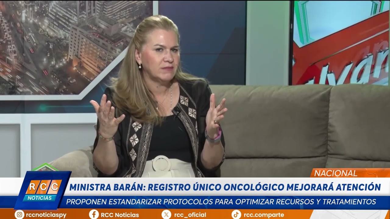 Video: Ministra Barán: 'Un registro único de pacientes oncológicos será clave para mejorar la atención