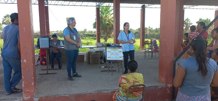 USF Fuerte Olimpo brinda atención integral a comunidad indígena de Puerto María Elena