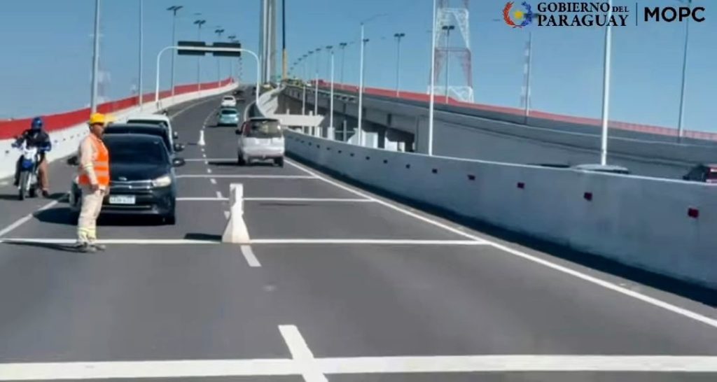 Puente Héroes del Chaco recibió mantenimientos, este sábado Puente Héroes del Chaco recibió mantenimientos, este sábado