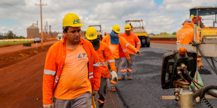 Verificaron avance de obras en Puerto Indio, Alto Paraná Verificaron avance de obras en Puerto Indio, Alto Paraná