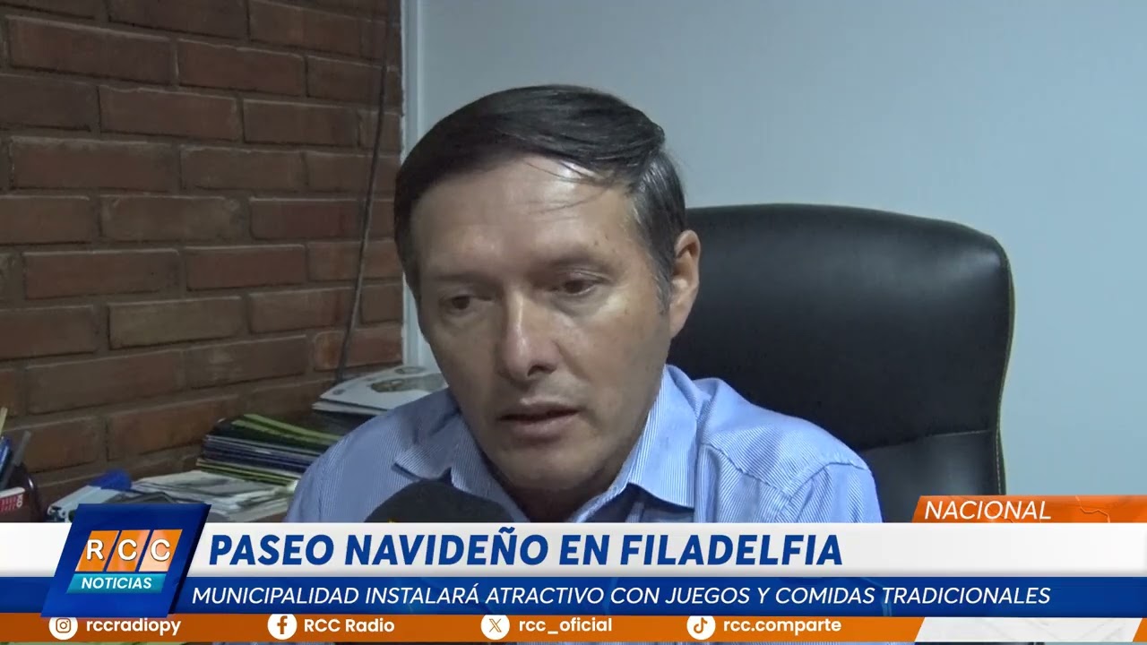 Video: Municipalidad de Filadelfia instalará paseo navideño que beneficiará a emprendedores