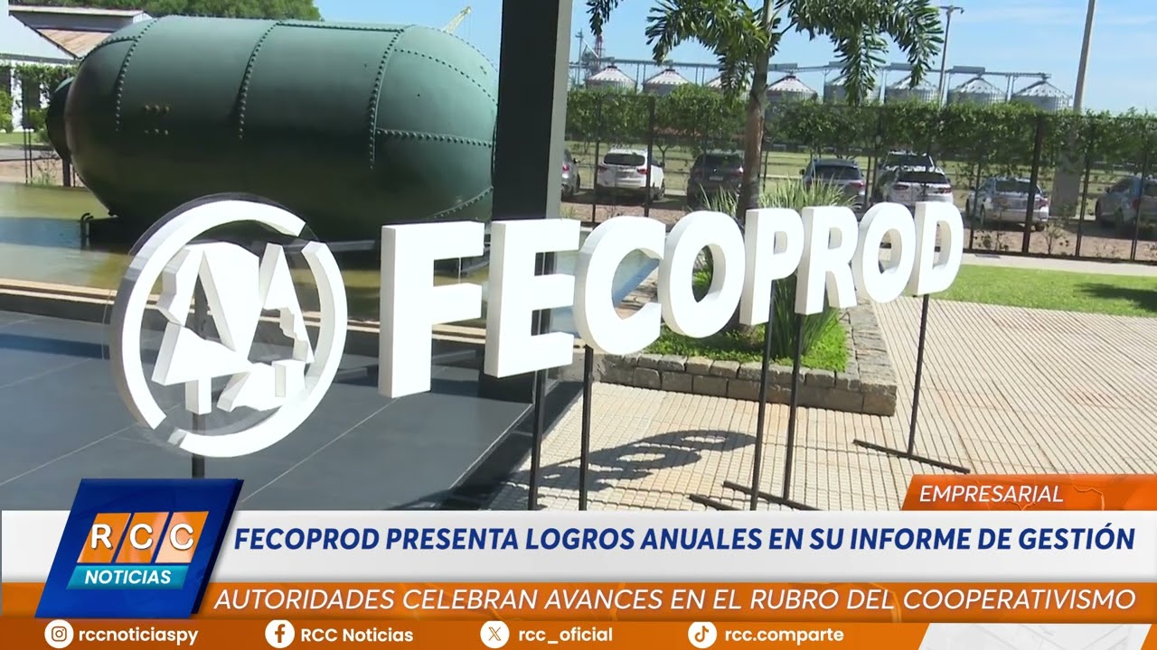 Video: Fecoprod presentó su informe anual de gestión correspondiente al año 2024