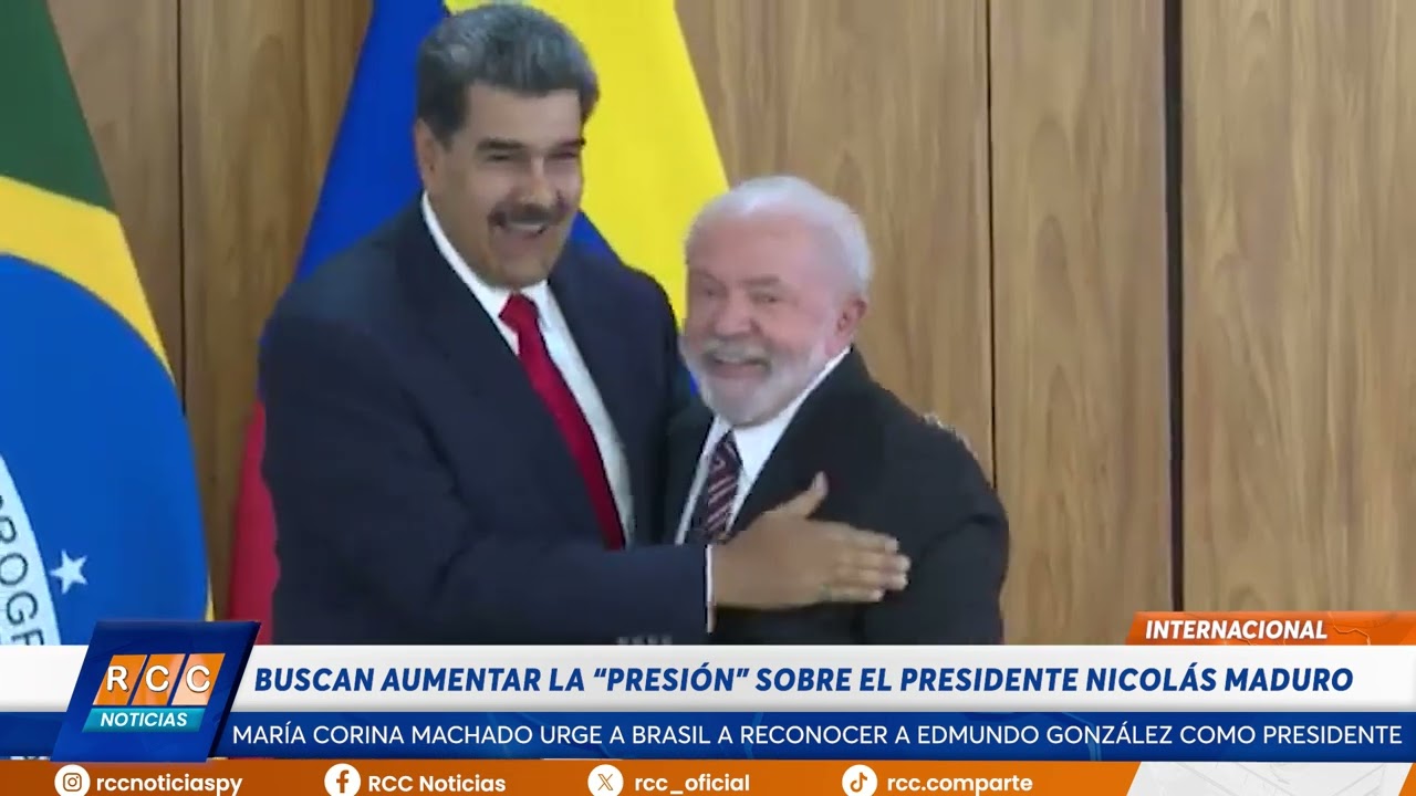 Video: Corina Machado urge a Brasil a reconocer a Edmundo González como presidente electo de Venezuela