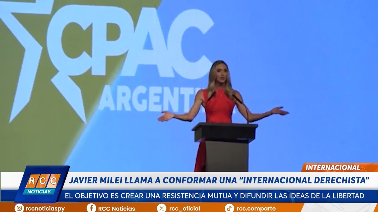Video: Javier Milei llama a conformar una “internacional derechista” en cumbre conservadora en Argentina Video: Javier Milei llama a conformar una “internacional derechista” en cumbre conservadora en Argentina