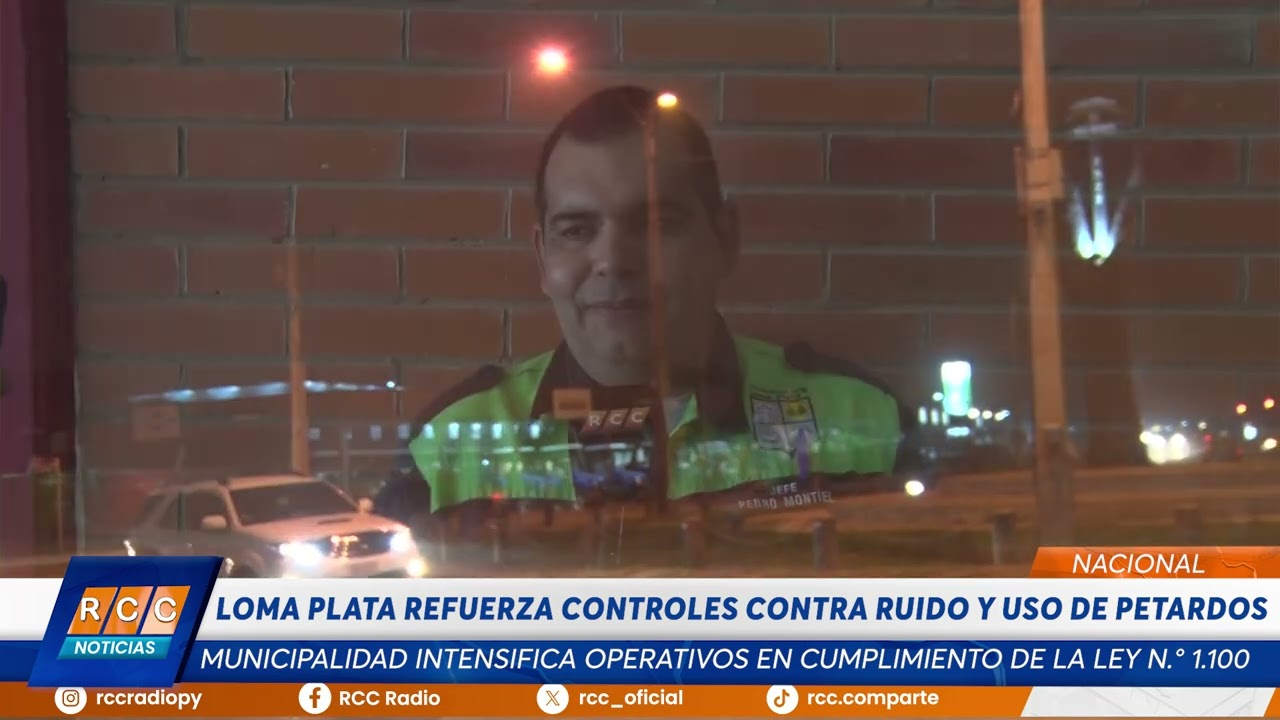 Video: Municipalidad de Loma Plata refuerza controles de polución sonora y uso de petardos