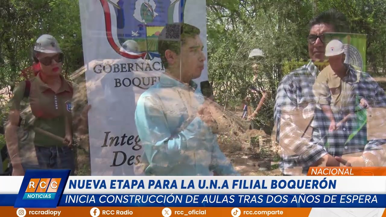 Video: Dan palada inicial a la construcción de aulas para la filial de la UNA