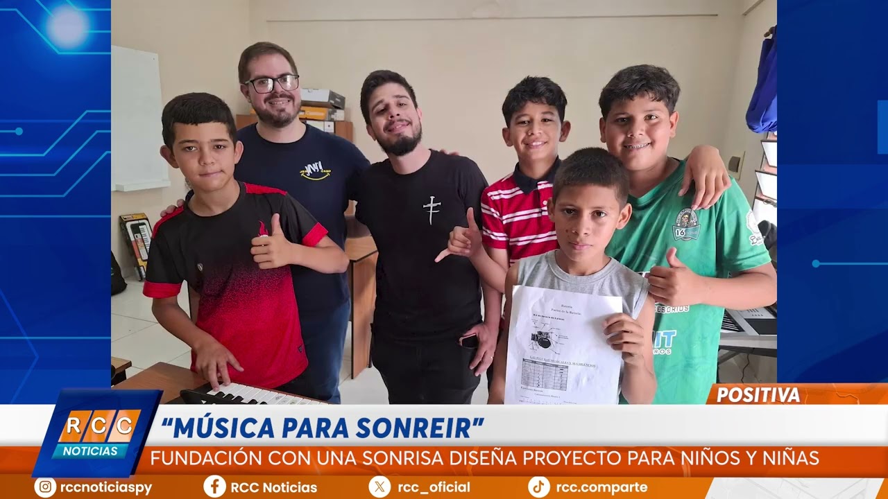 Video: Fundación Con Una Sonrisa impulsa el proyecto “Música para sonreir”