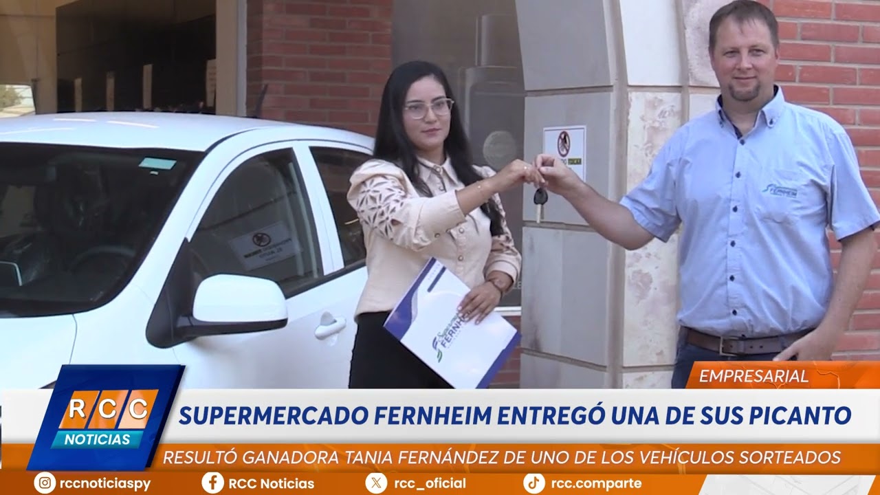 Video: Supermercado Fernheim ya hizo entrega de una de sus Kia Picanto tras sorteo de fin de año