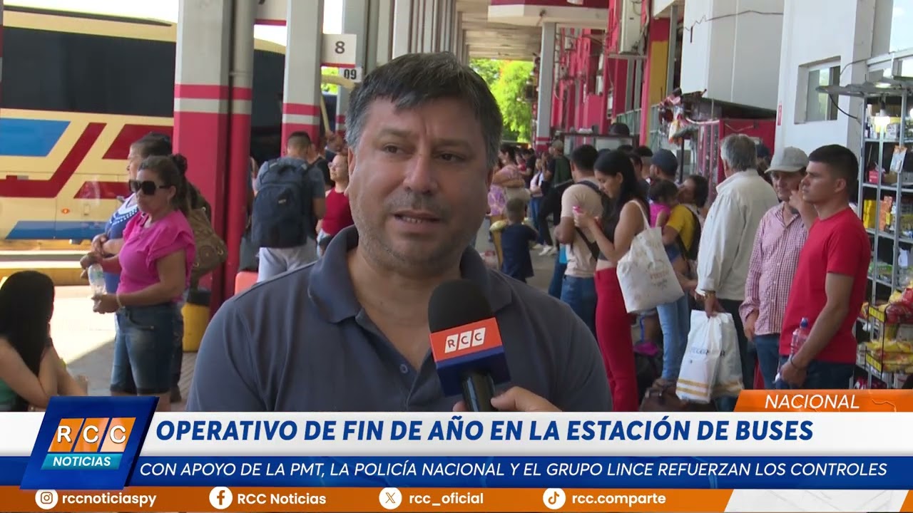 Video: La Estación de Buses de Asunción activa operativo de fin de año