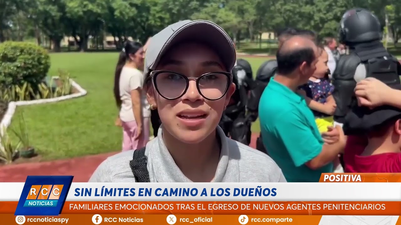 Video: Familiares emocionados tras el egreso de nuevos agentes penitenciarios