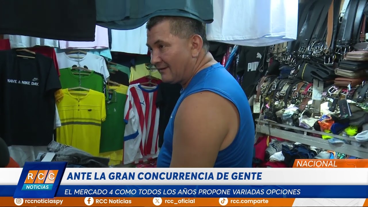 Video: Ante la gran concurrencia de gente, el Mercado 4 anticipa la Navidad con grandes novedades en ropa