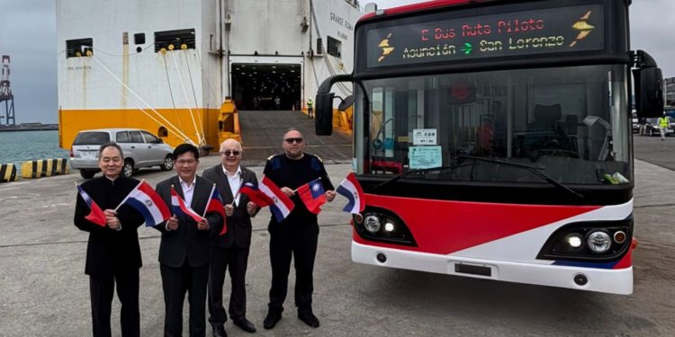 Ya están en tránsito, los primeros 30 buses eléctricos donados por Taiwán Ya están en tránsito, los primeros 30 buses eléctricos donados por Taiwán
