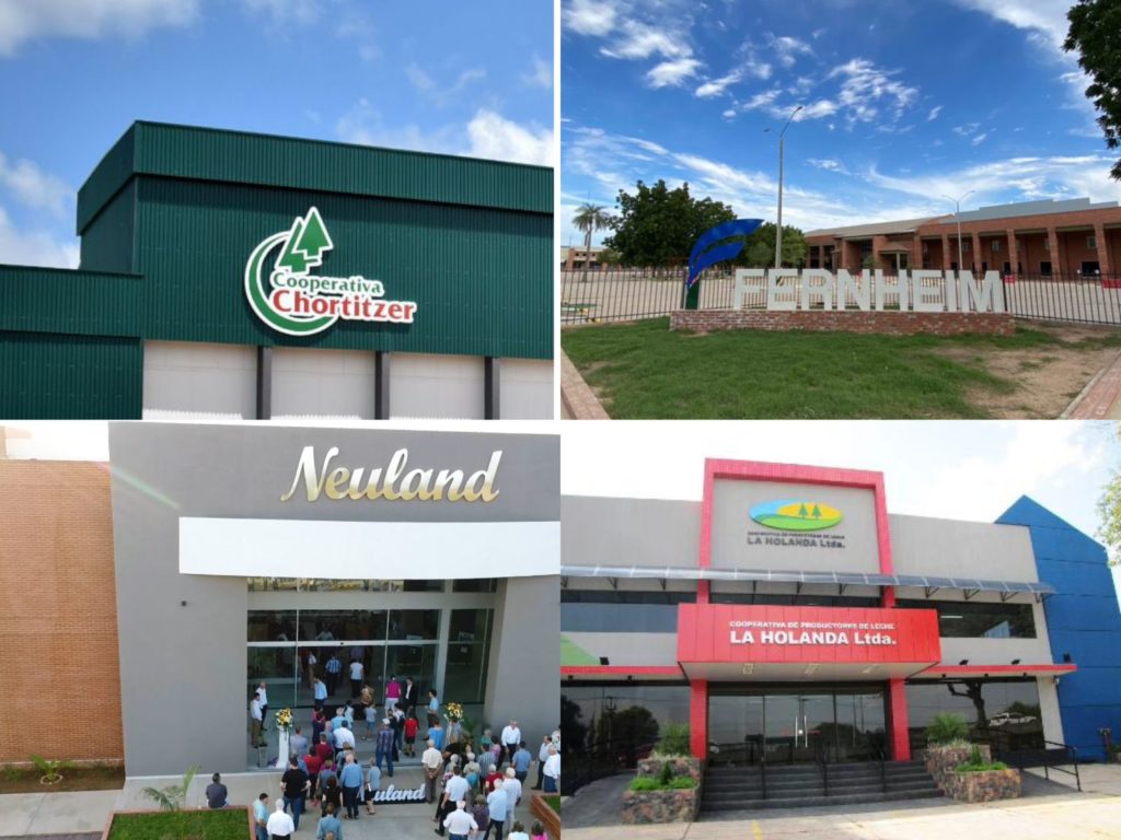 Chortitzer, Fernheim, Neuland y La Holanda entre las cooperativas más valiosas de Paraguay