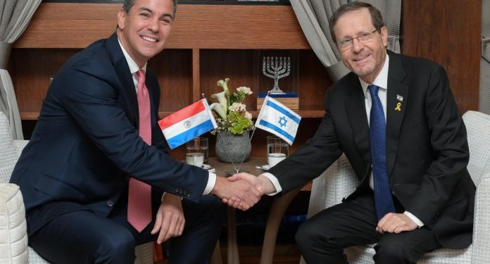 Santiago Peña y Isaac Herzog refuerzan la relación entre Paraguay e Israel con la reapertura de la Embajada en Jerusalén