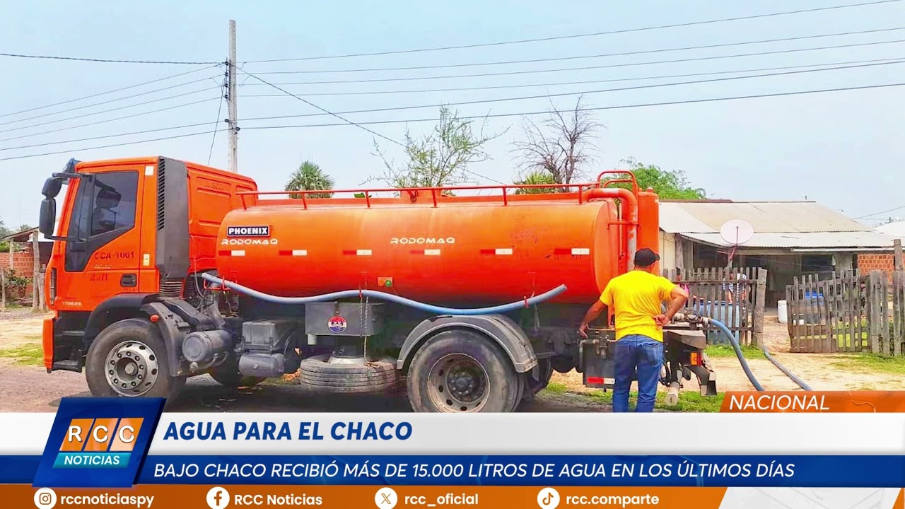 Video: Bajo Chaco recibió más de 15.000 litros de agua en los últimos días