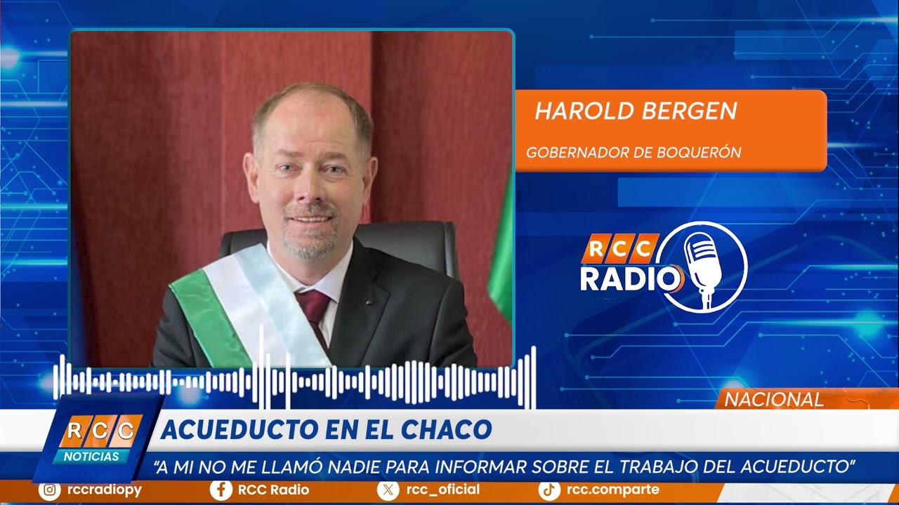 Video: Gobernador de Boquerón: “A mi no me llamó nadie para informar sobre el trabajo del acueducto”
