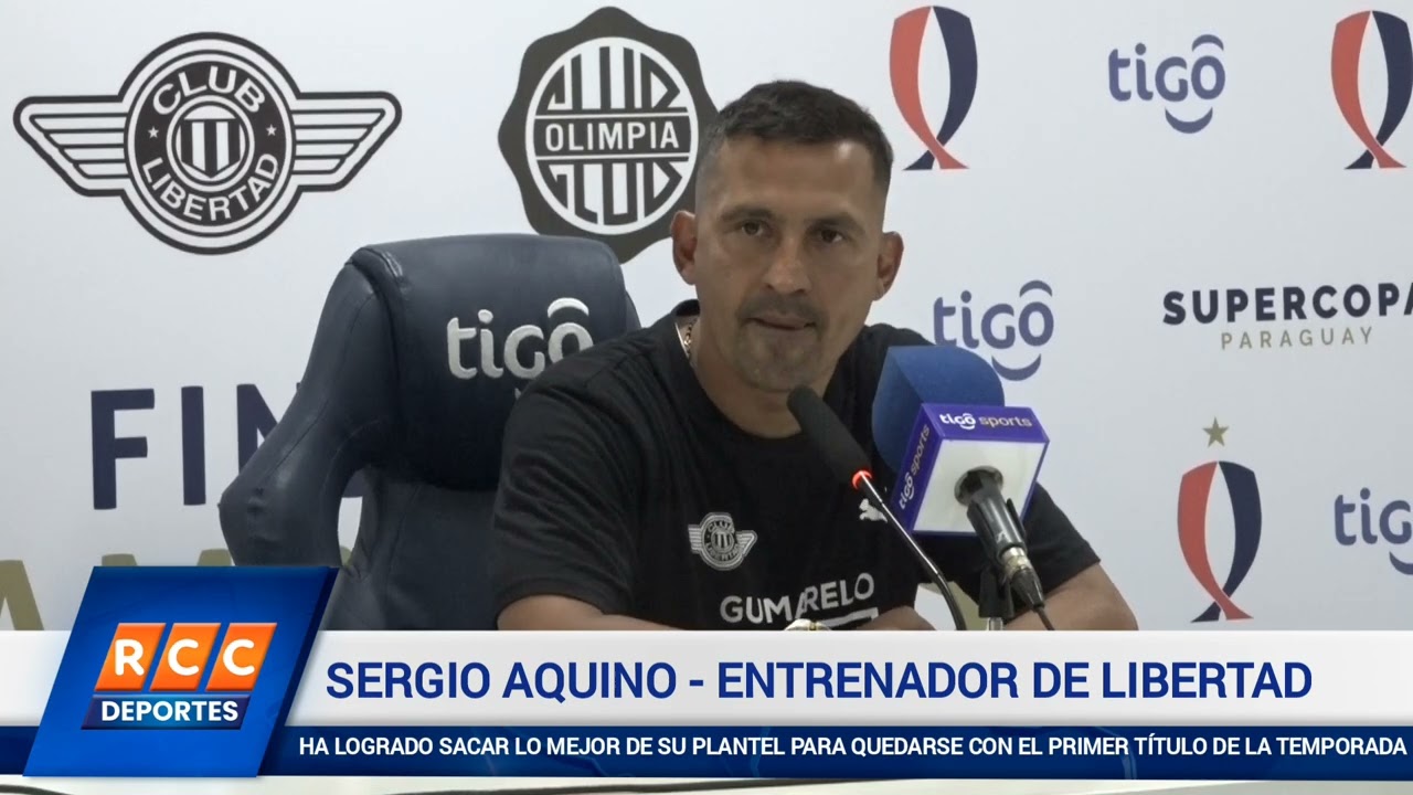 Video: Libertad (2) vs. (1) Olimpia – Supercopa Paraguay 2024: Palabras del entrenador Sergio Aquino