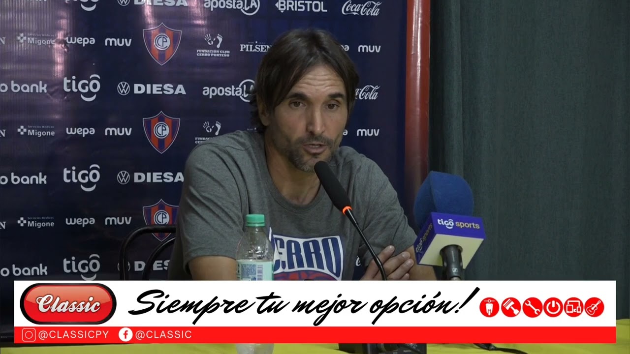 Video: Sportivo Luqueño (1) vs. (1) Cerro Porteño – Torneo Apertura 2025: Palabras del DT Diego Martínez