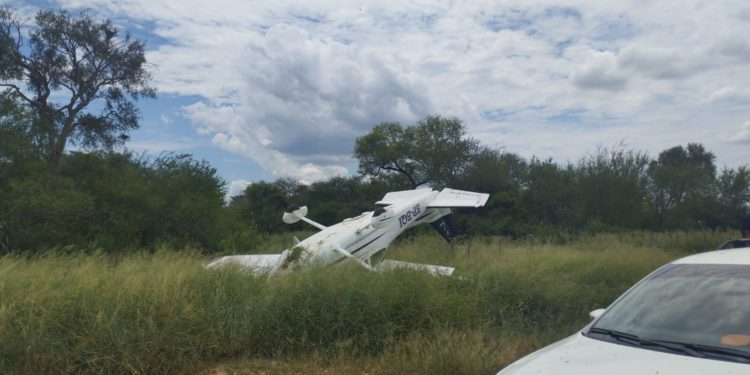 Accidente aéreo en Boquerón, con daños materiales pero sin heridos
