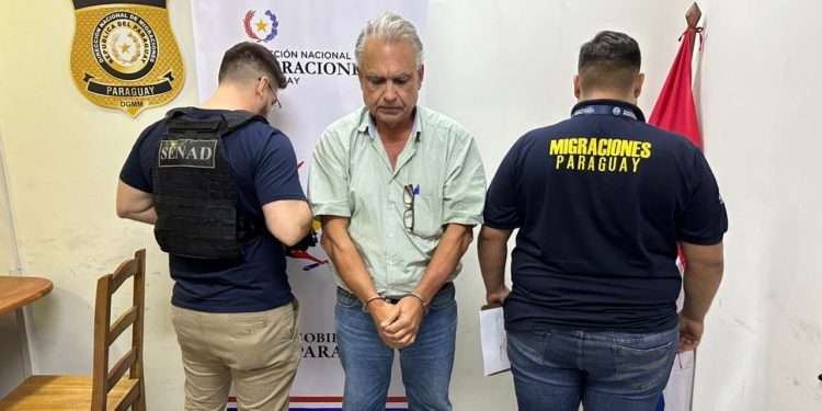 Captura internacional: La Senad logró la aprehensión de un peligroso criminal brasileño