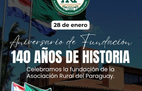 La Asociación Rural del Paraguay celebra 140 años de historia defendiendo los intereses de los productores