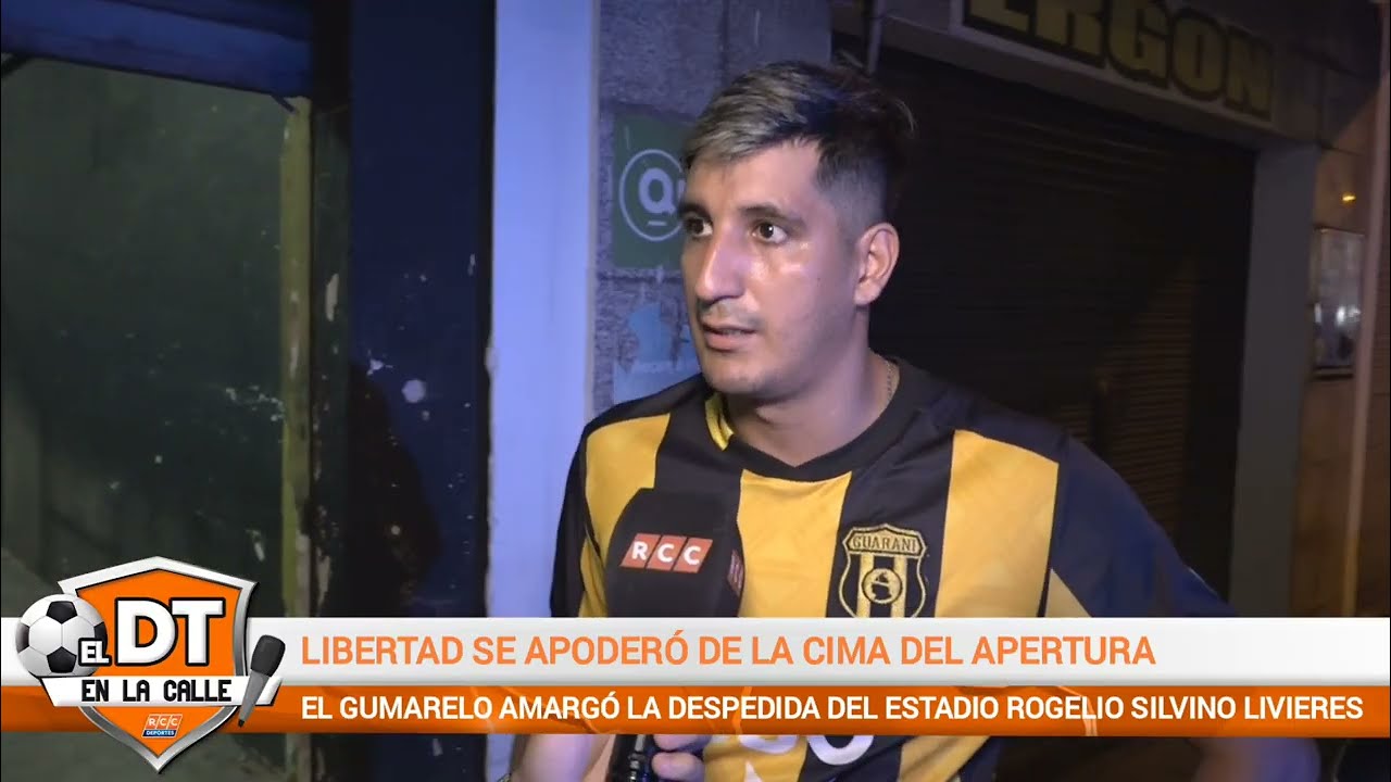 Video: DT en la calle: Guaraní (0) – (1) Libertad – Fecha 4 – Torneo Apertura 2025