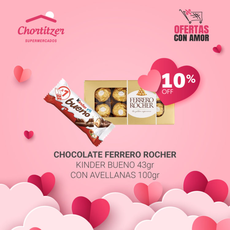 Se viene la semana del amor y el Supermercado Chortitzer cuenta con dulces propuestas