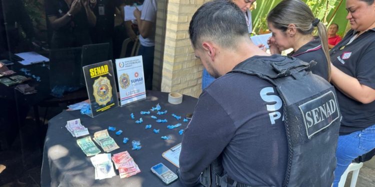 La Senad desmanteló foco de venta de cocaína en San Bernardino