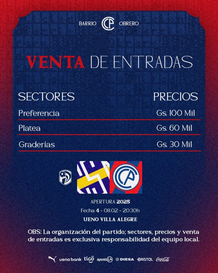 Encarnación aguarda con gran expectativa la visita de Cerro Porteño