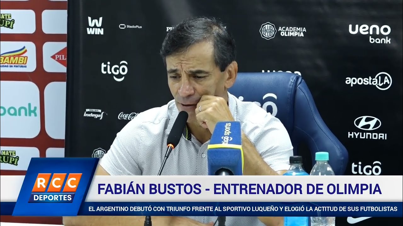 Video: Palabras del DT Fabian Bustos – Olimpia vs Sportivo Luqueño – Fecha 15 – Torneo Apertura 2025