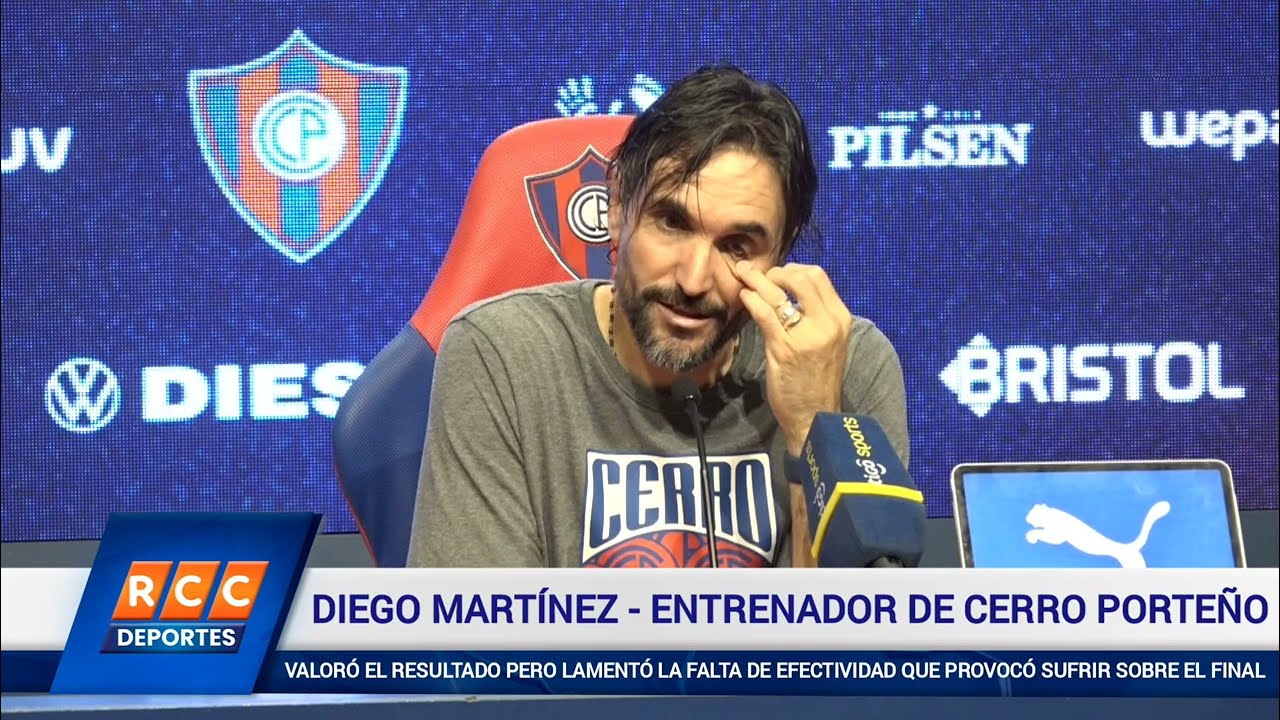 Video: Entrenador Diego Martinez – Cerro Porteño vs. Sportivo Trinidense – Fecha 15 – Torneo Apertura 2025
