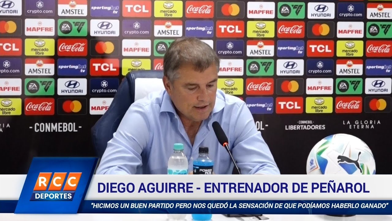 Video: Palabras del DT Diego Aguirre – Olimpia vs. Peñarol – Fecha 3 – Copa Libertadores