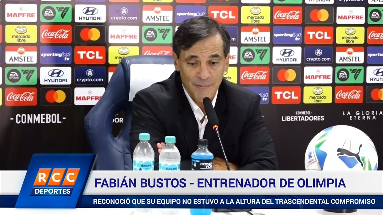 Video: Palabras DT Fabián Bustos – Olimpia vs. Peñarol – Fecha 3 – Copa Libertadores 2025