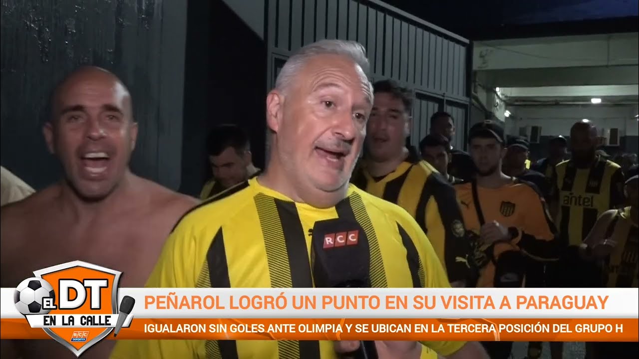 Video: DT en la calle – Hinchas carboneros – Olimpia vs. Peñarol – Fecha 3 – Copa Libertadores 2025