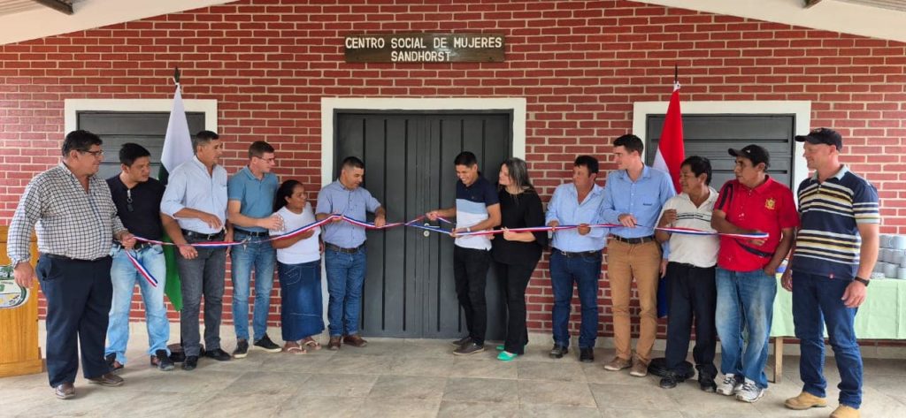 Boquerón inauguró el Centro Social de Mujeres en la comunidad de Sandhorst