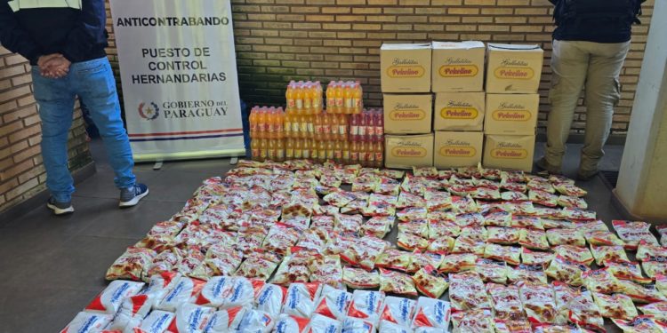 DNIT asegura haber decomisado mercaderías por G. 60.000 millones este primer trimestre