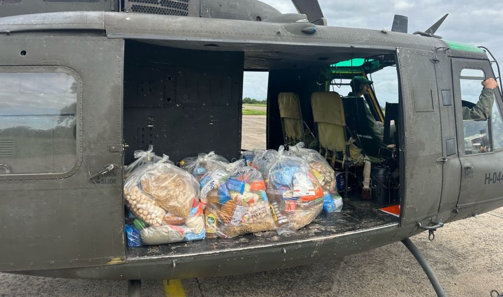 Defensa Nacional refuerza los operativos de asistencia humanitaria y evacuaciones en el Chaco