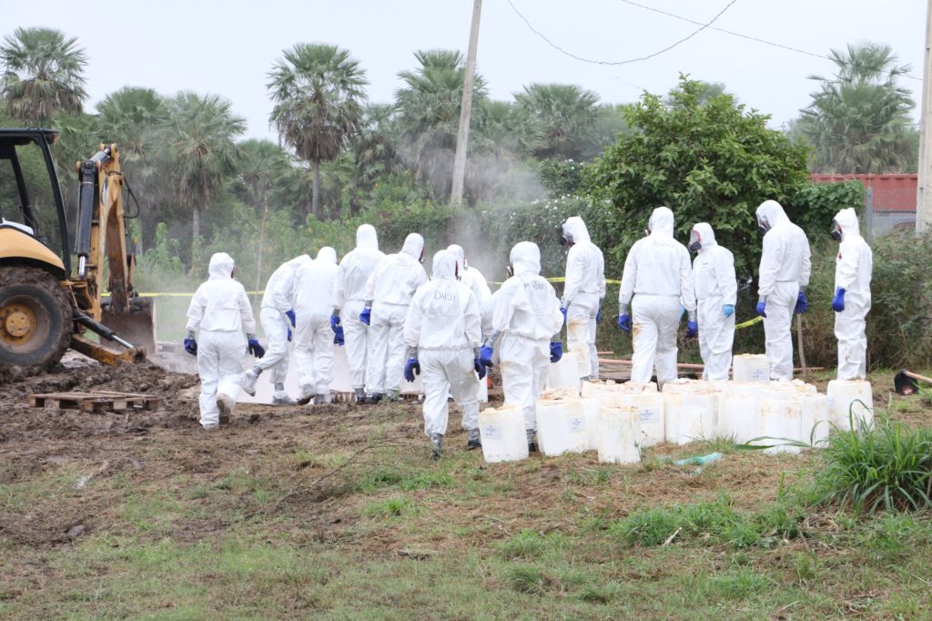 Paraguay concreta su primer ejercicio de eliminación segura de químicos incautados
